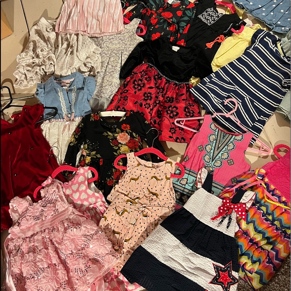 Lot bundle dresses 18M - 2T Genuine kids cat & jack gap Oshkosh old navy freebie
